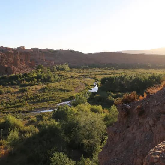 A green Moroccan valley